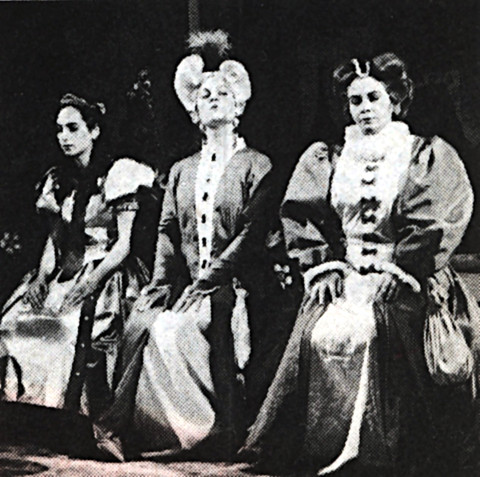 Die Hofdamen mit der Prinzessin